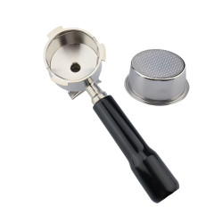 Portafilter z dvojnim izlivom 4Barista 51 mm – De’Longhi Dedica (črn ročaj)