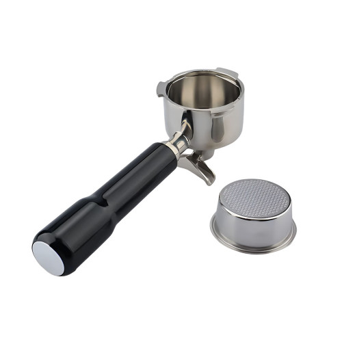 FAQ - Vprašanja o izdelku  Portafilter z dvojnim izlivom 4Barista 51 mm – De’Longhi Dedica (črn ročaj)