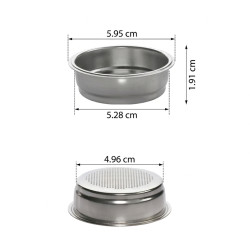 Enotna Portafilter košarica 51 mm (7–9 g)