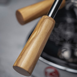 La Pavoni wood handles kit (Legno olivo) – komplet ročajev