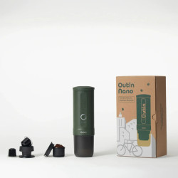 OutIn Nano 2 (Forest green) - potovalni aparat za kavo