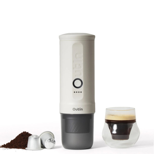 OutIn Nano 2 (Pearl white) - potovalni aparat za kavo