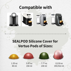 SEALPOD Silikonski ovitek za VertuoLine kapsule - 4 kom