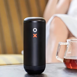 Timemore × Nuttii OX Lite – prenosni električni mlinček za kavo (črn)