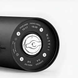Timemore × Nuttii OX Lite – prenosni električni mlinček za kavo (črn)